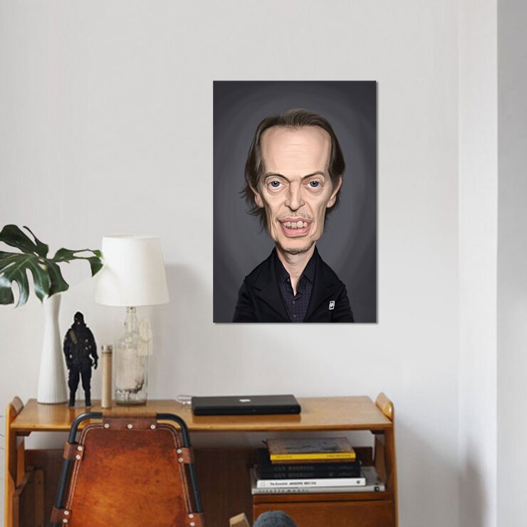 Steve Buscemi Framed by Rob Snow Gallery Wrapped Canvas Gicl e